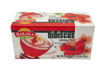 Baraka Hibiscus Tea Bags (50 g) - Papaya Express